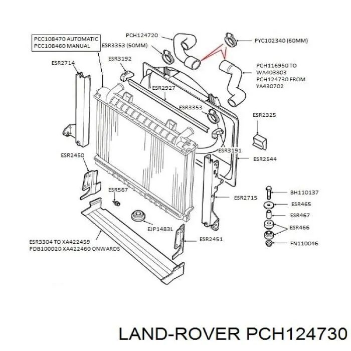 ESR4536 Land Rover