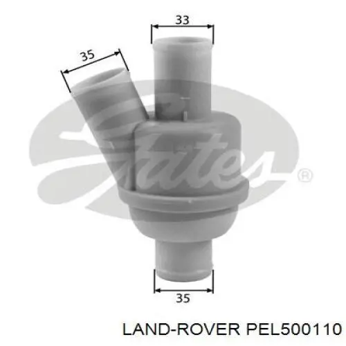 Termostato, refrigerante LAND ROVER PEL500110