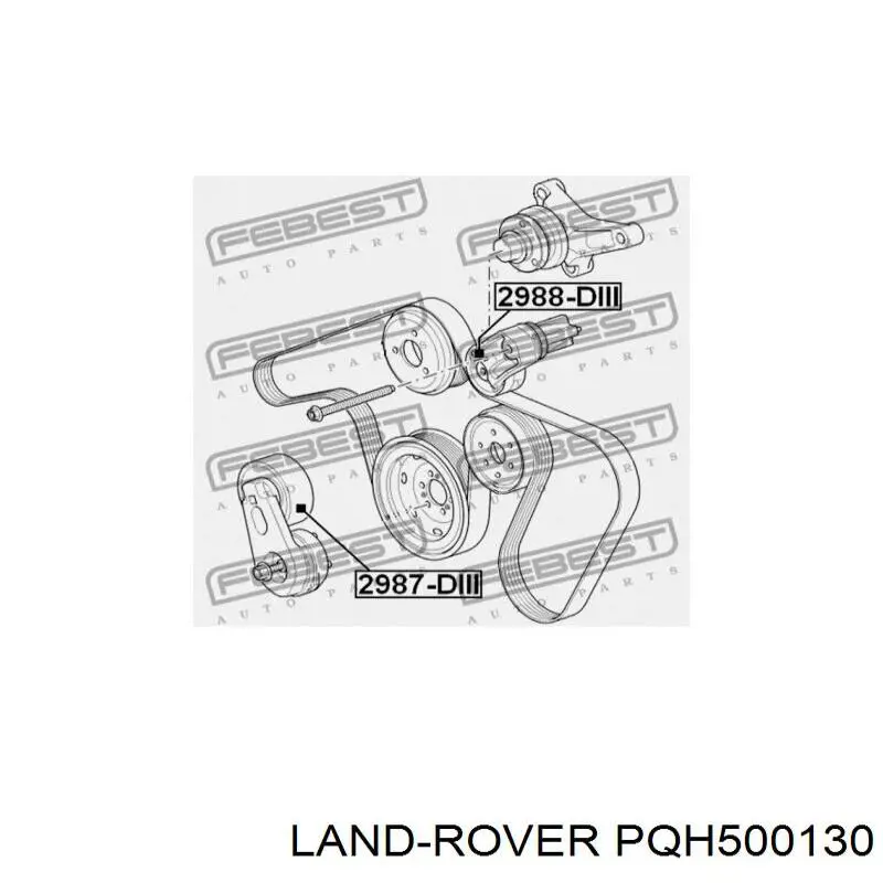 Tensor de la correa trapecial Land Rover PQH500130 precio, desde 50,77 EUR