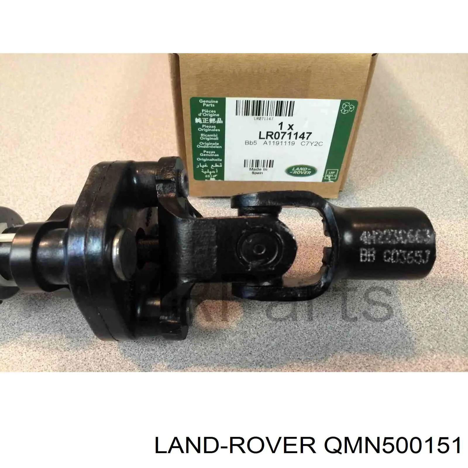 QMN500220 Land Rover columna de dirección inferior