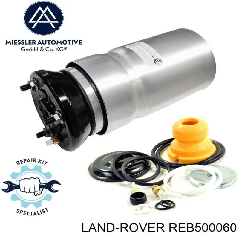 REB500060 Land Rover muelle neumático, suspensión, eje delantero