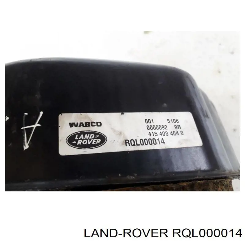 Compresor de suspensión neumática Land Rover RQL000014 precio, desde 371,25 EUR