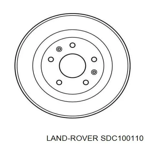 SDC100110 Land Rover freno de tambor trasero