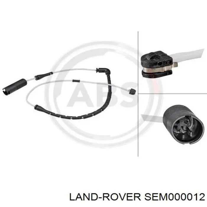 SEM000012 Land Rover contacto de aviso, desgaste de los frenos