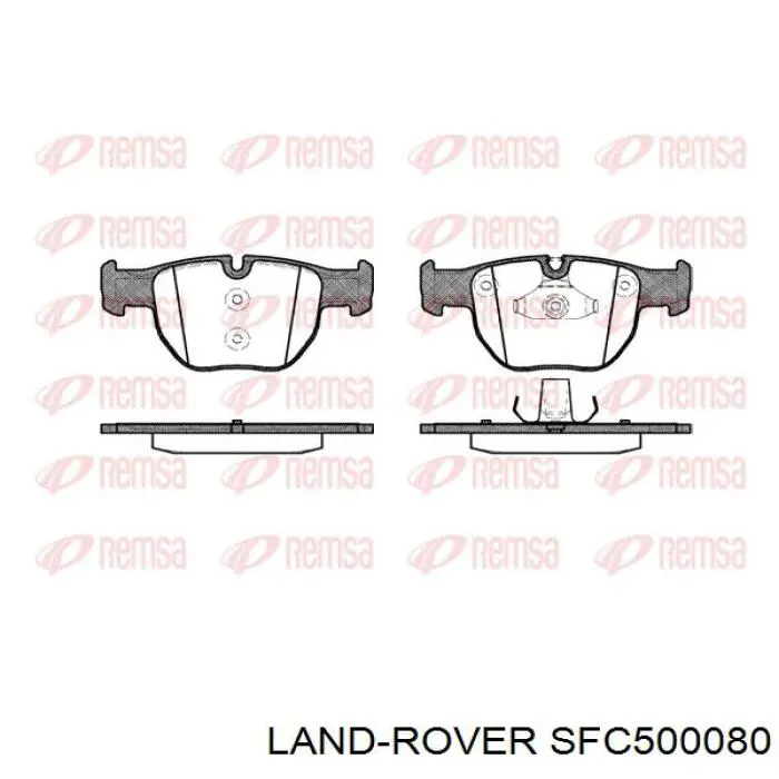 Comprar SFC500080 Land Rover Pastillas delanteras de freno