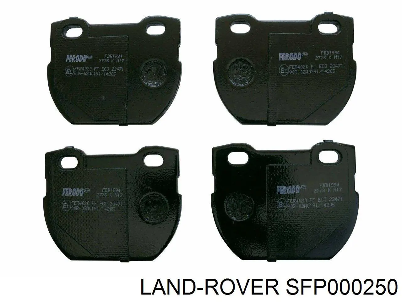 Comprar SFP000250 Land Rover Pastillas de freno traseras