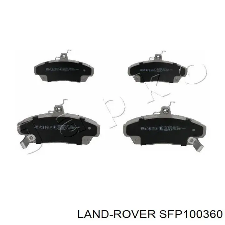 SFP100360 Land Rover pastillas de freno delanteras