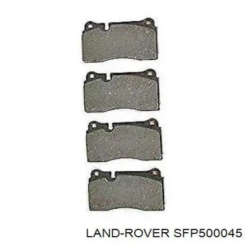 SFP500045 Land Rover pastillas de freno delanteras