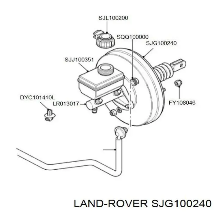 SJG100240 Land Rover servofrenos
