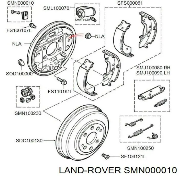 SMN100240 Land Rover