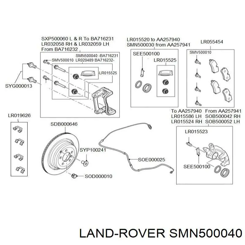 Comprar 8A8Z2386A Ford Juego de reparación, pinza de freno trasero