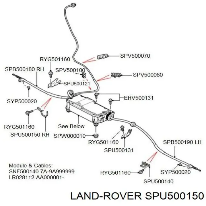 SPU500150 Land Rover