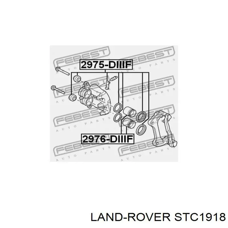 STC1918 Land Rover émbolo, pinza del freno delantera