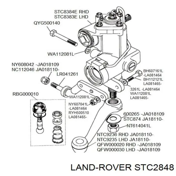 Comprar ADJ139502 Blue Print Kit de reparación, mecanismo dirección