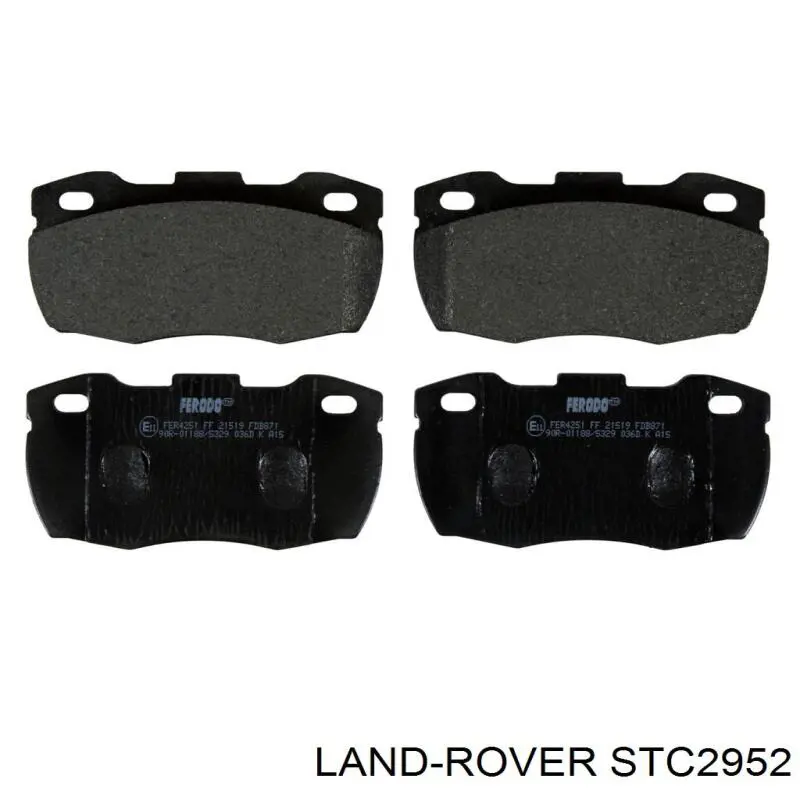 Comprar STC2952 Land Rover Pastillas delanteras de freno