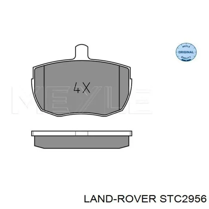 STC2956 Land Rover pastillas de freno delanteras