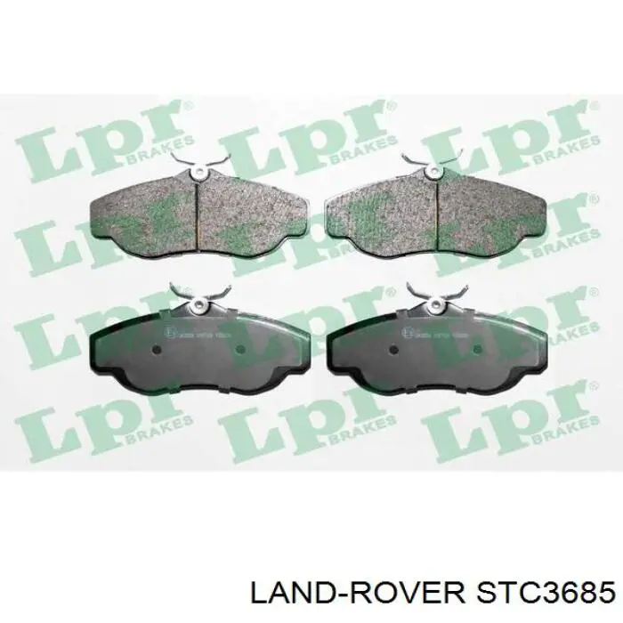 STC3685 Land Rover pastillas de freno delanteras