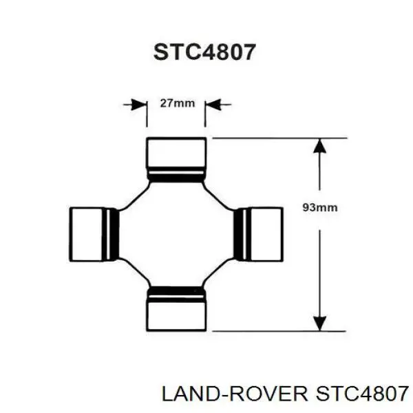 STC4807 Land Rover cruceta de árbol de cardán delantero