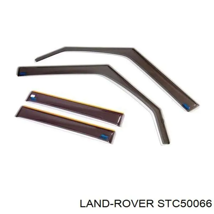 Juego de deflectores de aire de ventanillas, 4 piezas para Land Rover Discovery (LJ ,LT)