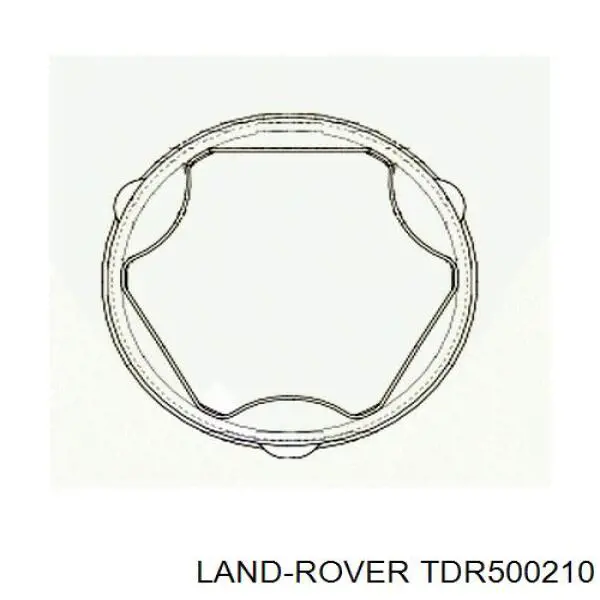 TDR500210 Land Rover fuelle, árbol de transmisión delantero exterior