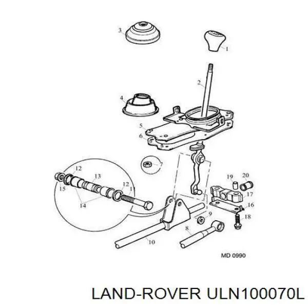  Land Rover ULN100070L precio, desde 11,76 EUR