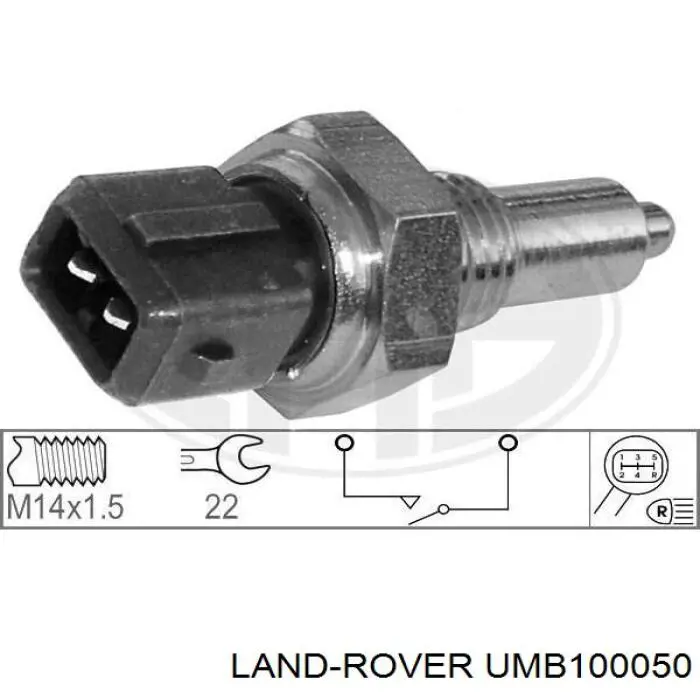 UMB100050 Land Rover sensor de marcha atrás