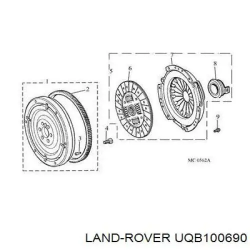 Disco de embrague Land Rover UQB100690 precio, desde 75,26 EUR