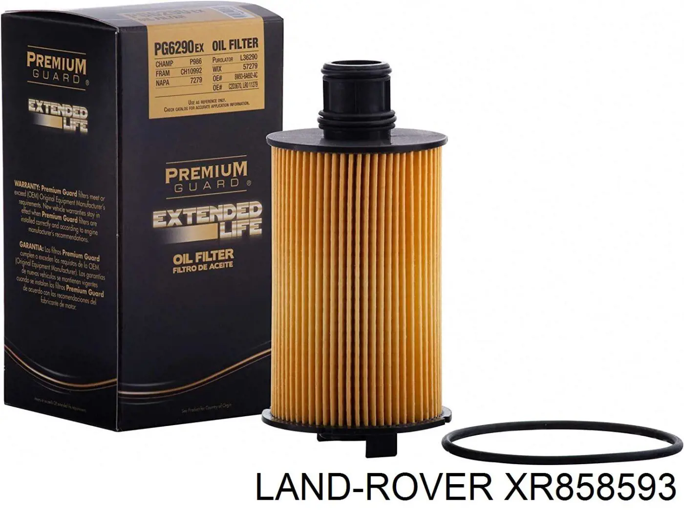 XR858593 Land Rover filtro de aceite