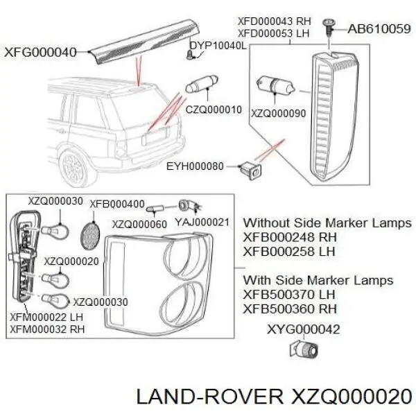 XZQ000020 Land Rover