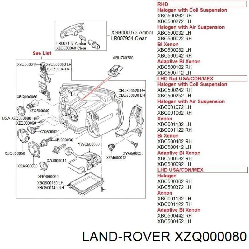 XZQ000080 Land Rover