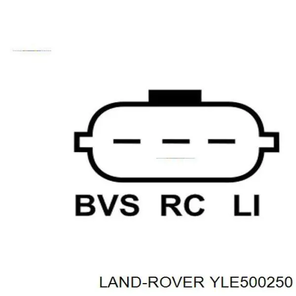 Alternador LAND ROVER YLE500250