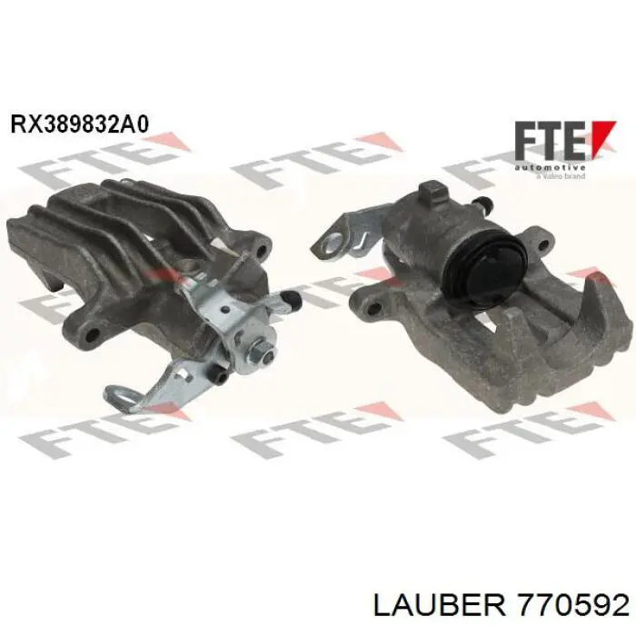 Comprar 770592 Lauber Pinza de freno trasera izquierda