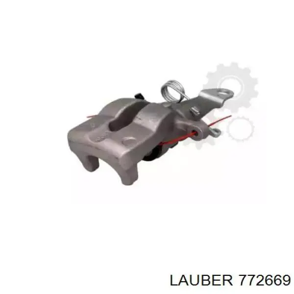 772669 Lauber pinza de freno trasero derecho