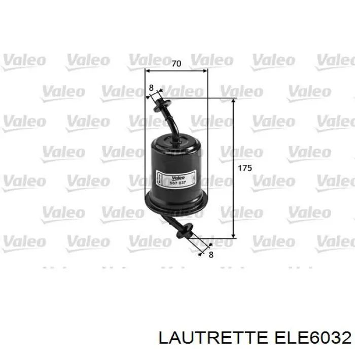 Filtro combustible Mazda 323 BG