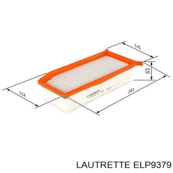 Filtro de aire Dacia Sandero 1 BS0, 1