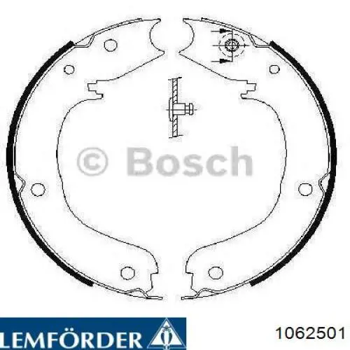 1062501 Lemforder barra de acoplamiento central