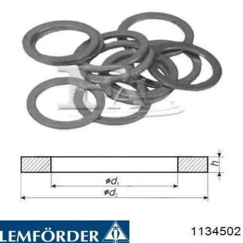 Soporte de motor izquierdo Lemforder 1134502