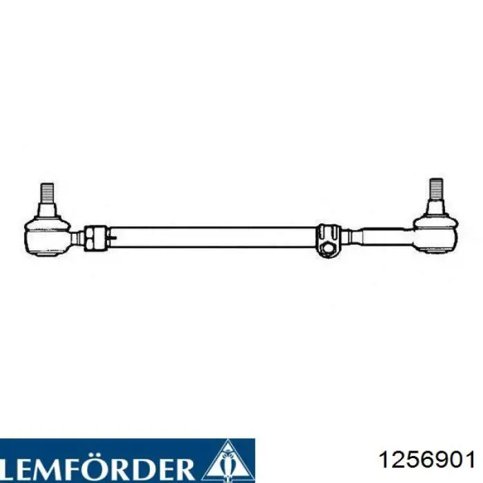 1256901 Lemforder barra de acoplamiento completa izquierda
