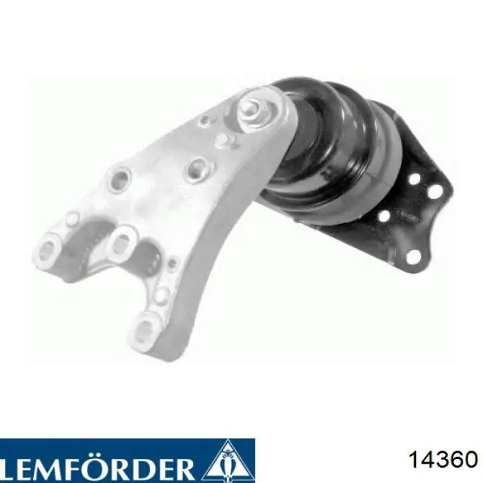 Soporte de motor delantero 14360 Lemforder
