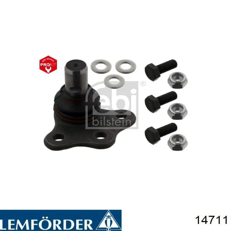 Buje de mangueta trasera 14711 Lemforder