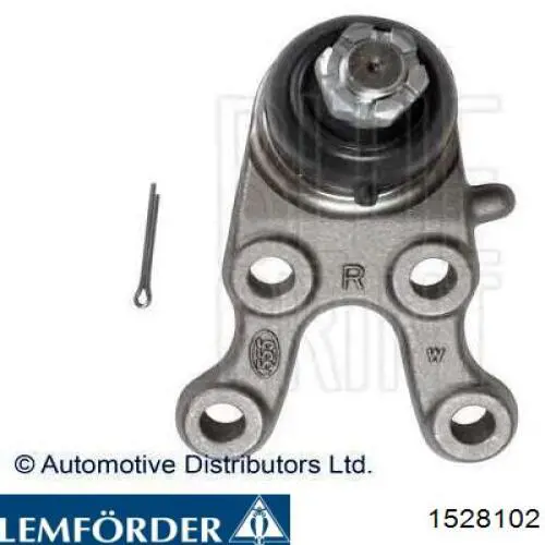 Rótula de suspensión inferior derecha Lemforder 1528102 precio, desde 22,88 EUR