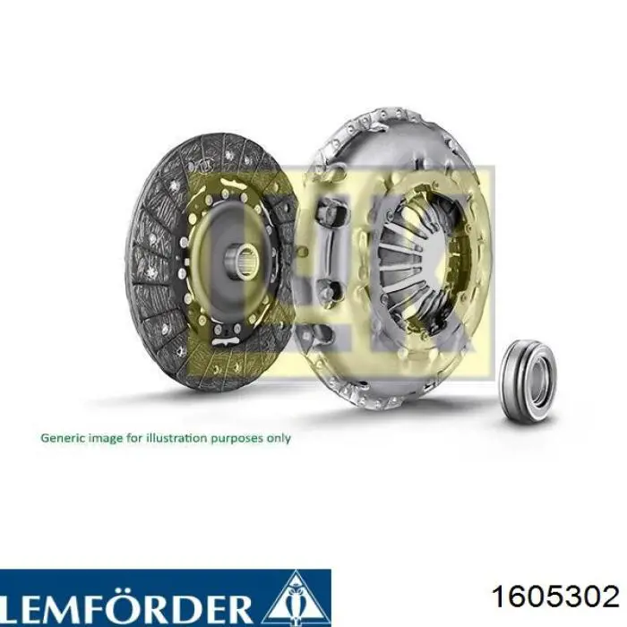 Soporte del amortiguador delantero Lemforder 1605302