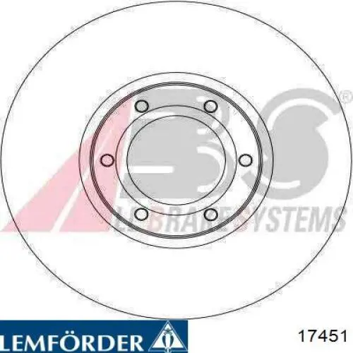 17451 Lemforder silentblock de suspensión delantero inferior