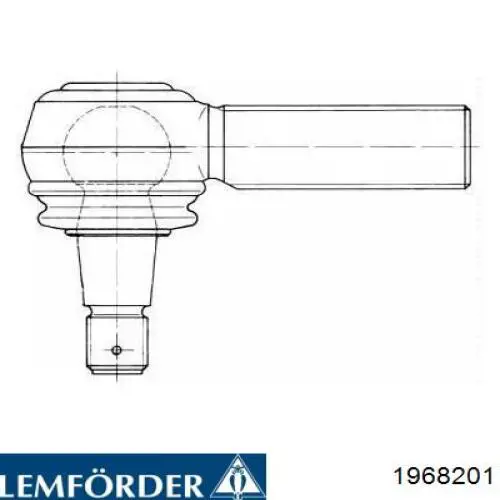 1968201 Lemforder rótula barra de acoplamiento exterior