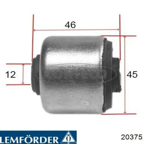 Silentblock de brazo de suspensión Lemforder 20375 precio, desde 3,37 EUR