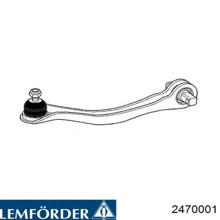 2470001 Lemforder Brazo superior derecho de la suspensión trasera