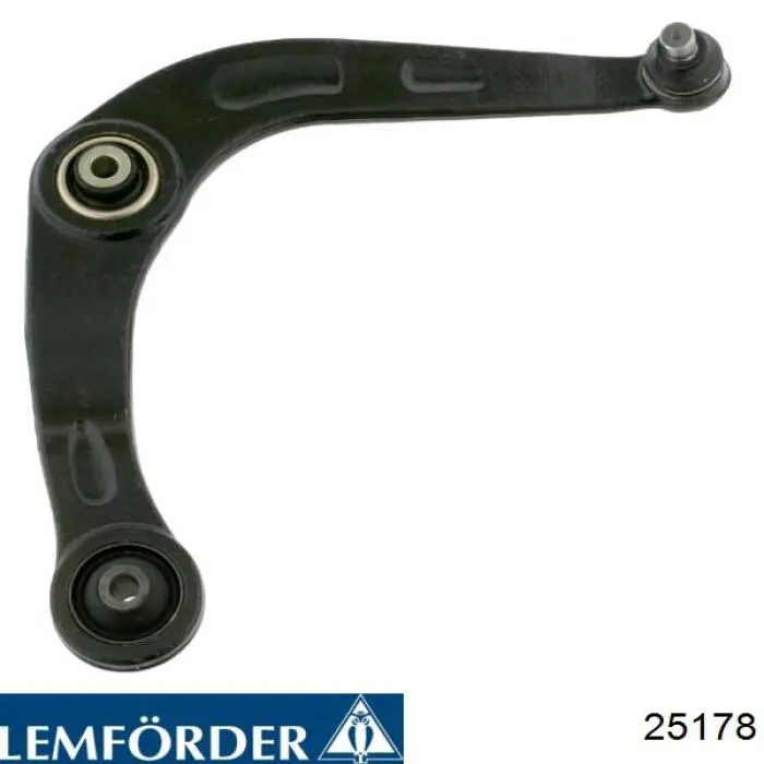 Brazo inferior derecho de la suspensión delantera 25178 Lemforder
