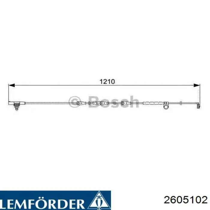 Comprar 2605102 Lemforder Bieleta estabilizadora trasera derecha