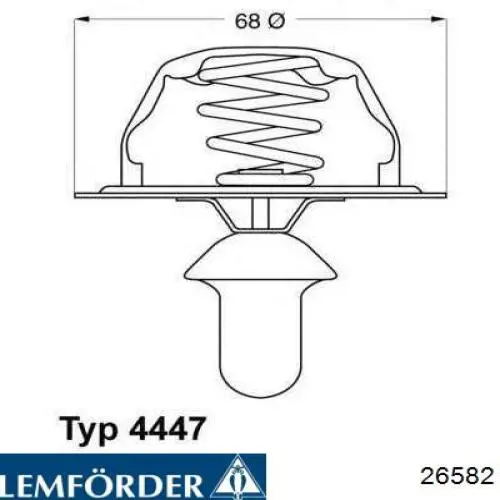 Silentblock trasero 26582 Lemforder