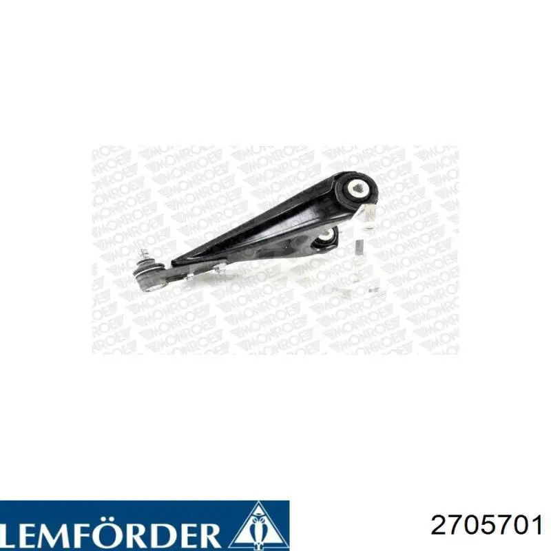 Brazo inferior derecho de la suspensión delantera 2705701 Lemforder